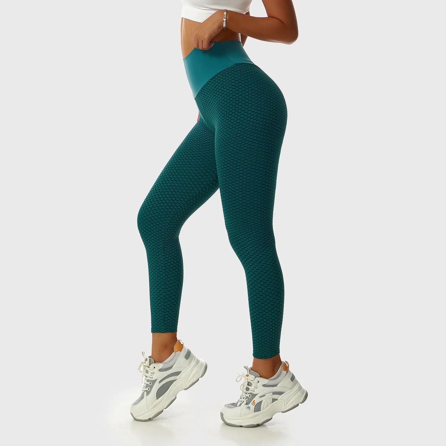 High-Waisted Women's Tight-Fitting Fitness Pants