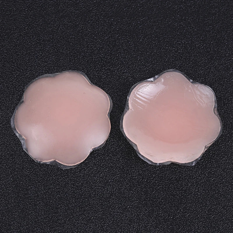 Summer Silicone Nipple Cover For Women Reusable Breast Petals Lift Invisible Bra Pasties Self Adhesive Pads Chest Stickers