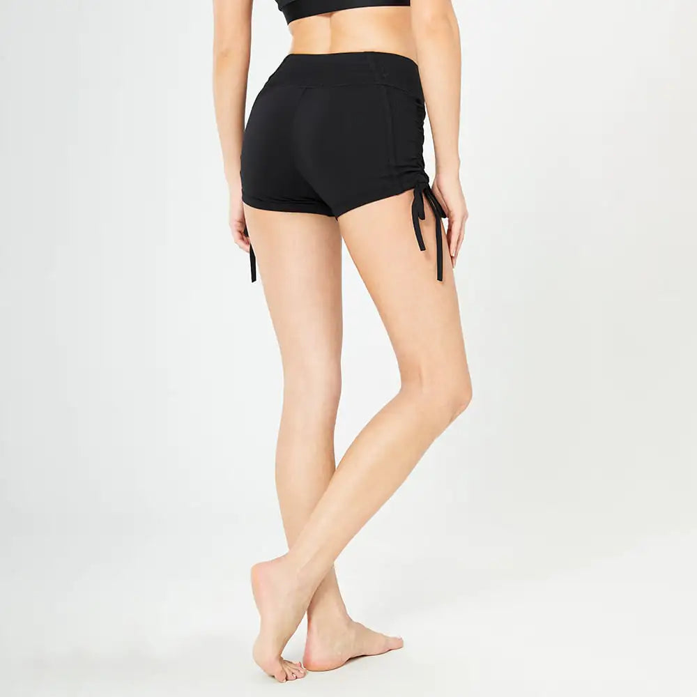 Tight-Fitting Lace-Up Women's Yoga Sports Shorts