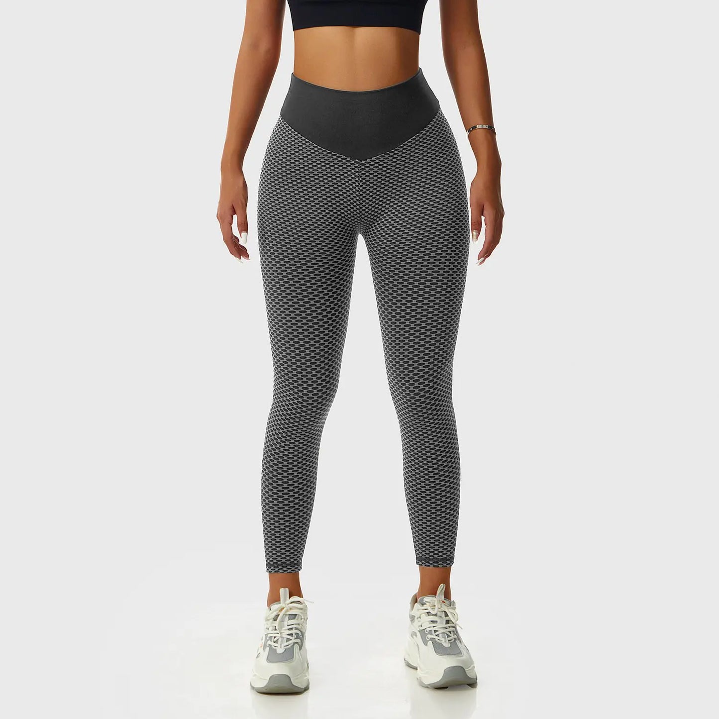 High-Waisted Women's Tight-Fitting Fitness Pants